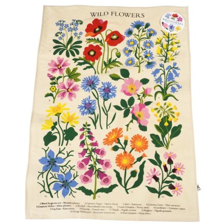 Wildflower Tea Towel. Pre-Order