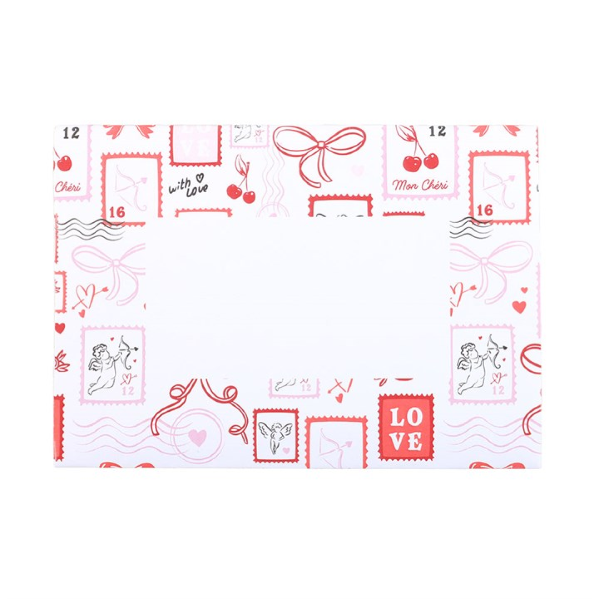 Secret Message Love Letter Locket Necklace on Greeting Card