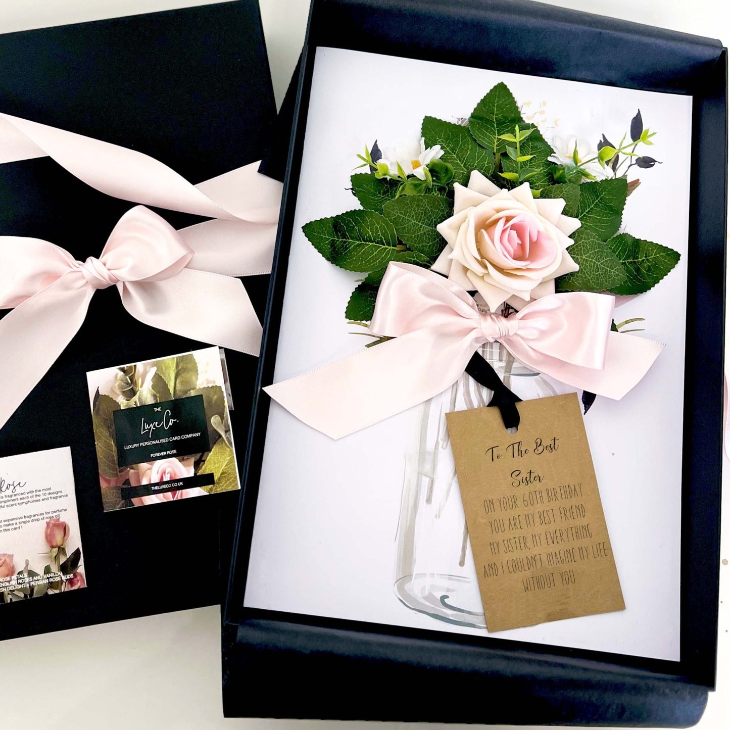 Personalised Rose Bloom birthday Card for Mum 50th