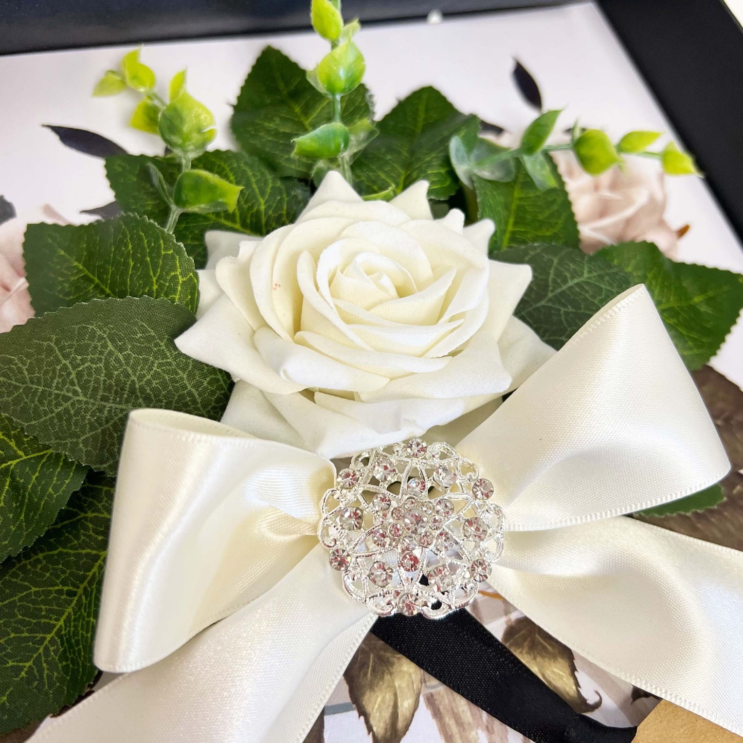 Large Luxury Opulence Wedding Card A4 Size