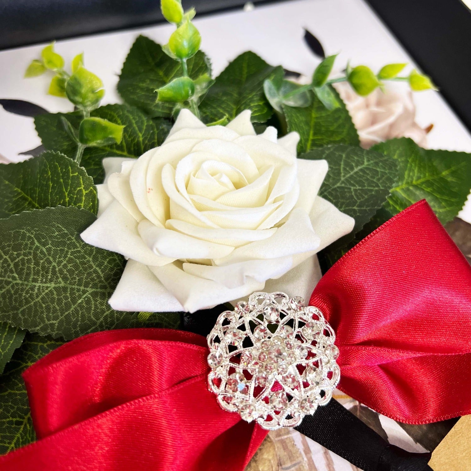 Opulence Luxury Ruby Wedding Anniversary Card