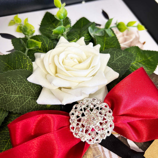 Opulence Luxury Ruby Wedding Anniversary Card