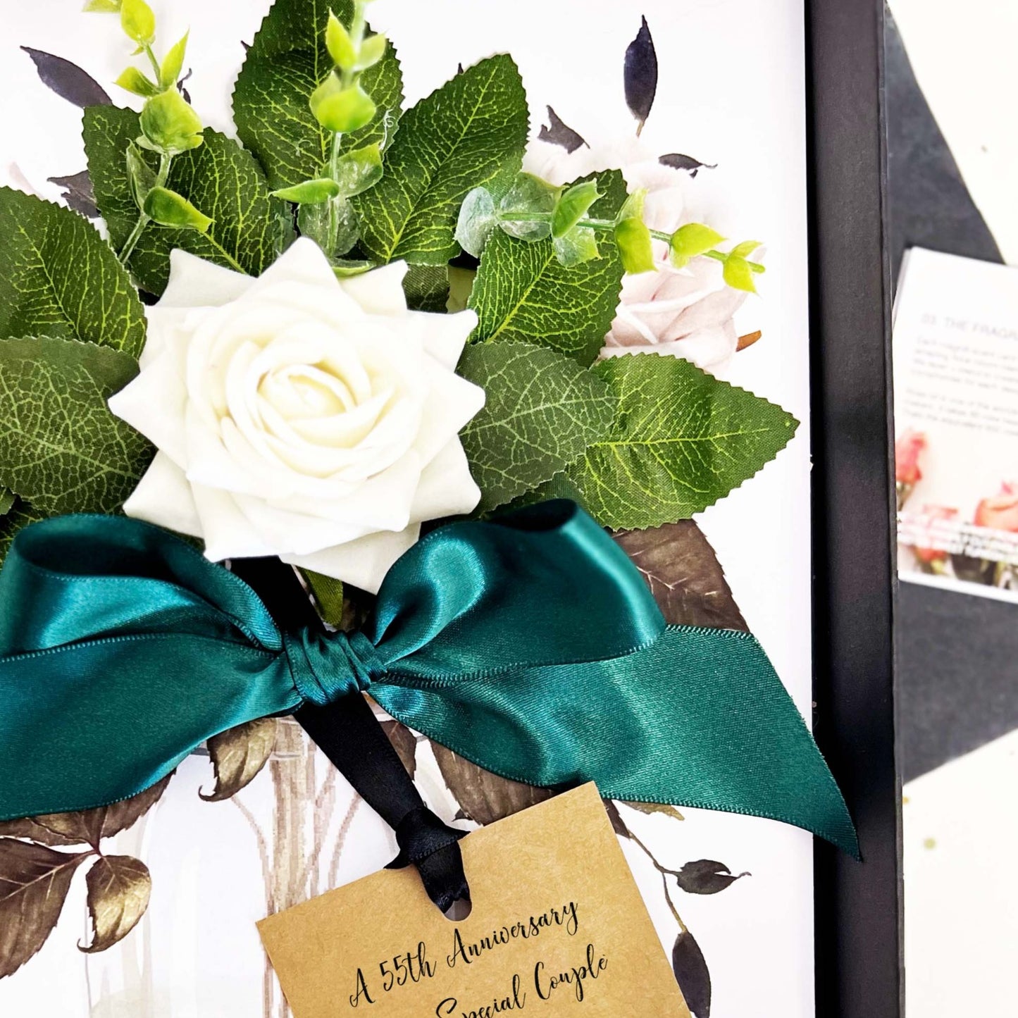 Next level luxury Emerald wedding anniversary cards for wife.