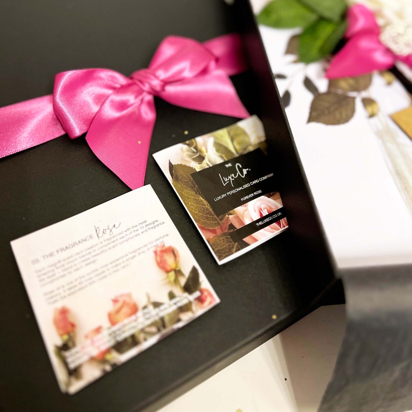 Scented Boxed Handmade Personalised Birthday Card 'Scented Bloom Crystal Sweetheart'