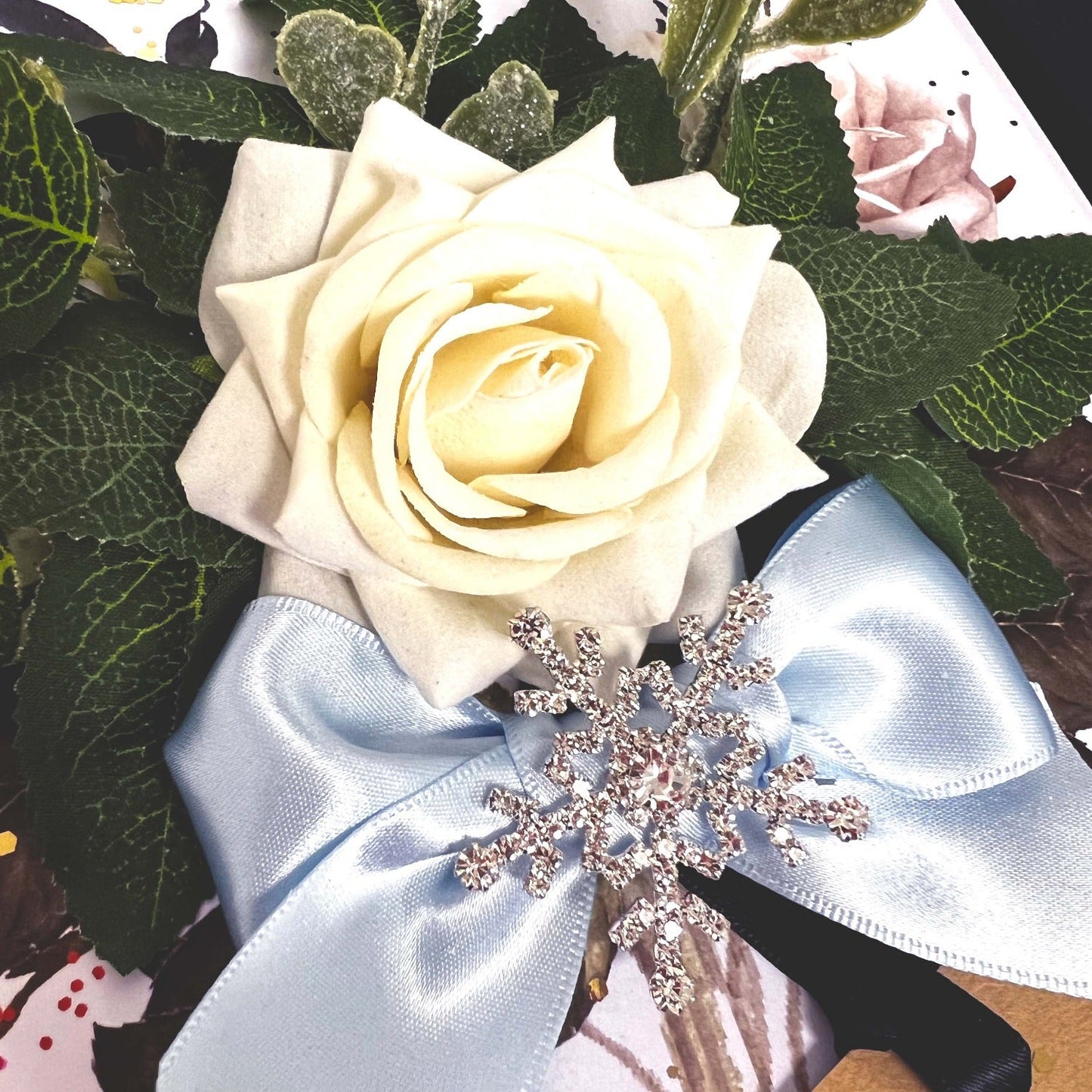 BLOOM ENCHANTED SNOWFLAKE Winter Card Design
