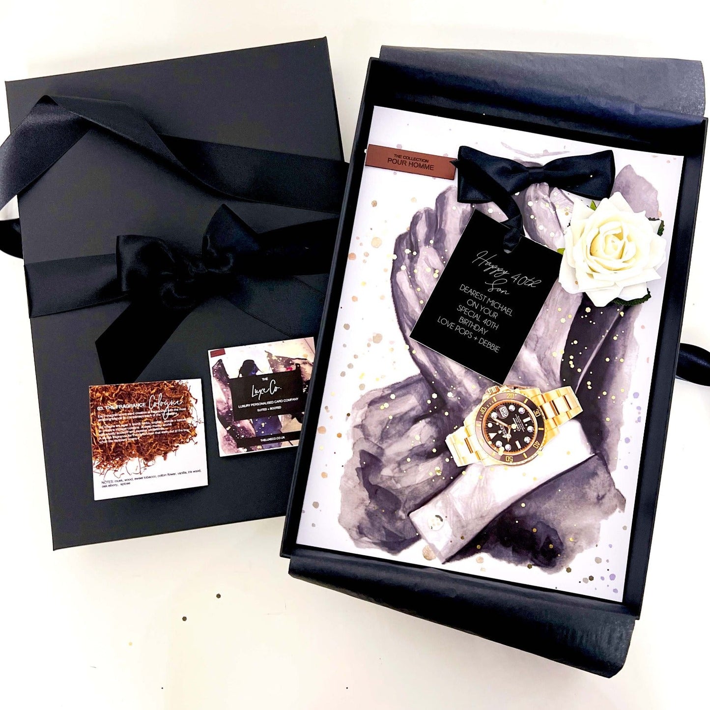 Personalised Dapper 21st Grandson Birthday Card