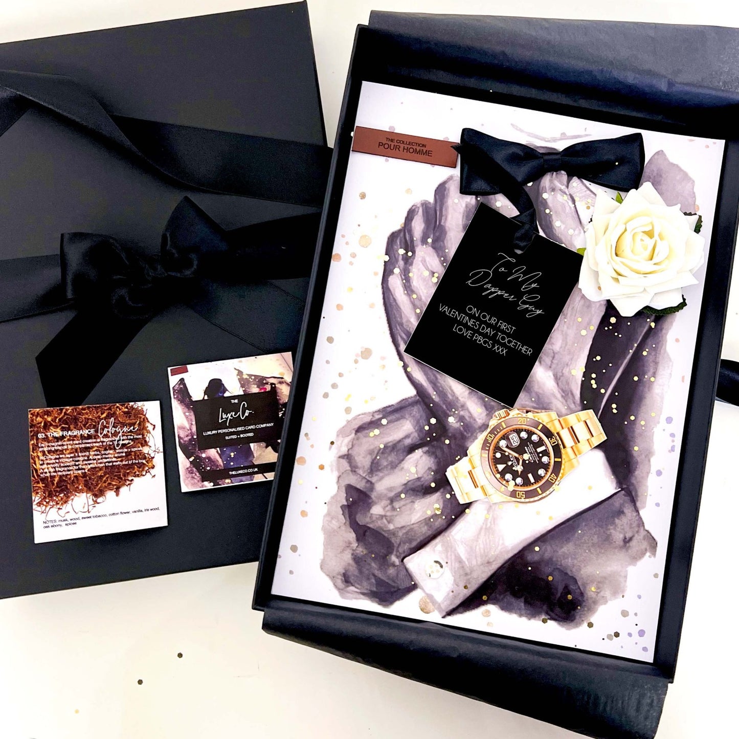 The Dapper Gent Valentines Card for Him First Valentines Day