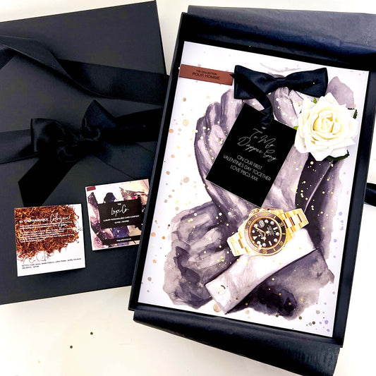 The Dapper Gent Valentines Card for Him First Valentines Day