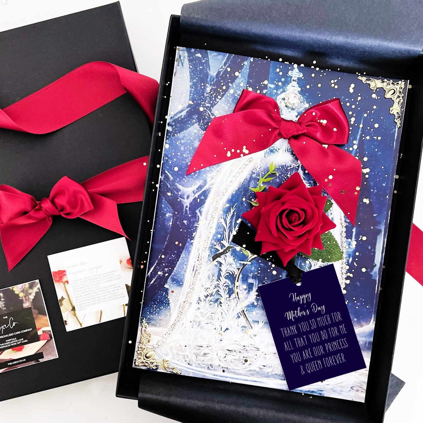 Fairytale Red Rose Mothers Day Card