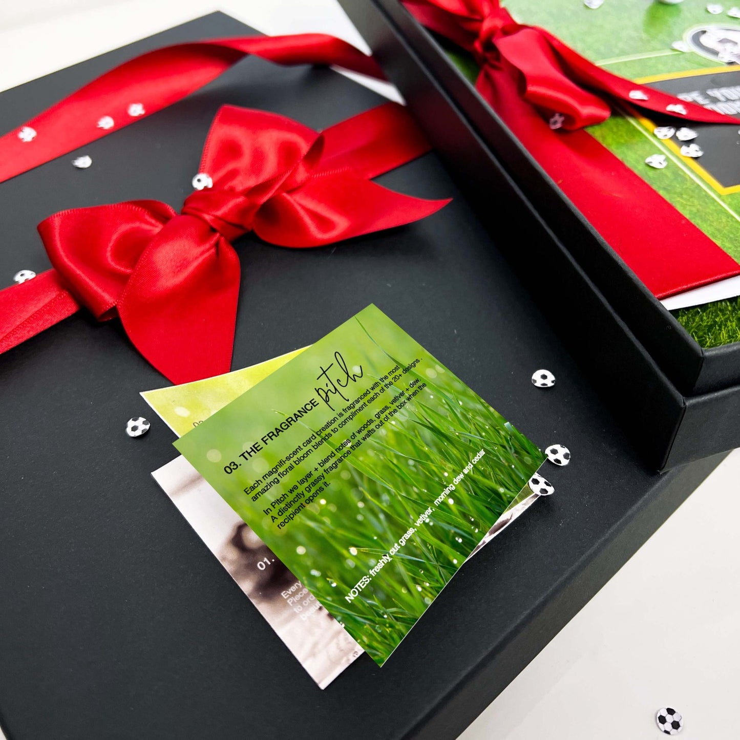 The football fragrance: Pitch - let grass and vetiver waft out of the birthday box when the football mad recipient opens it to wow