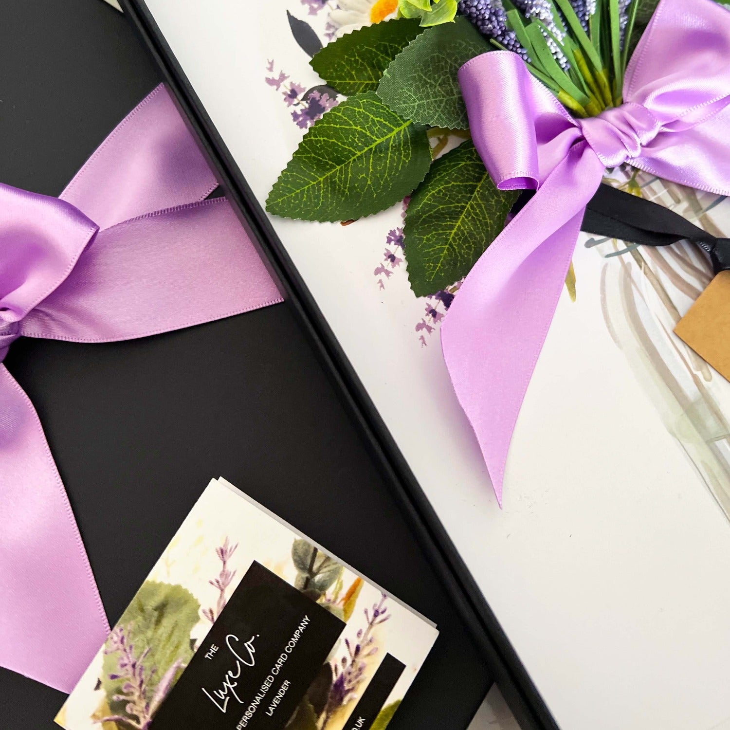 Lavender Scented Silver 25th Anniversary  Card for special anniversaries