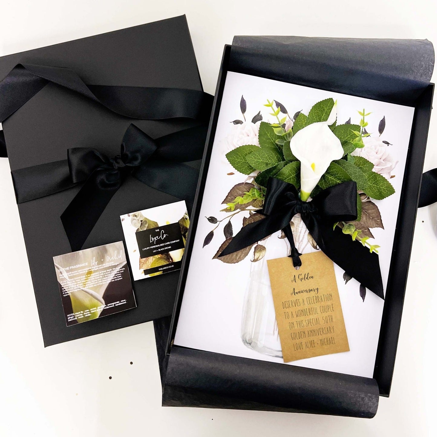 Lily Scented 60th Wedding Anniversary Card
