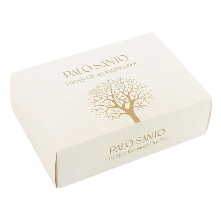 Palo Sano energy cleansing ritual kit packaging on a white background