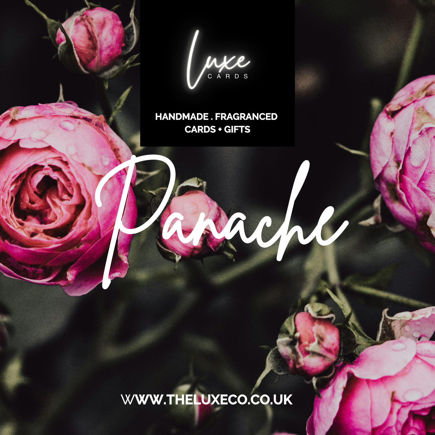 PANACHE Diseño perfumado de rosas ruborizadas