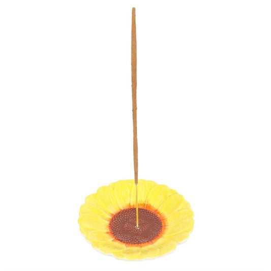 Ceramic Sunflower Incense Stick Holder