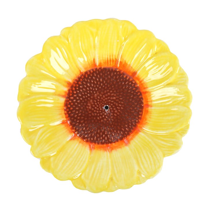 Ceramic Sunflower Incense Stick Holder