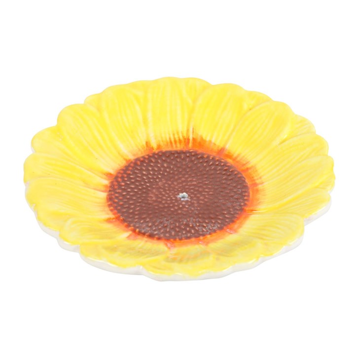 Ceramic Sunflower Incense Stick Holder