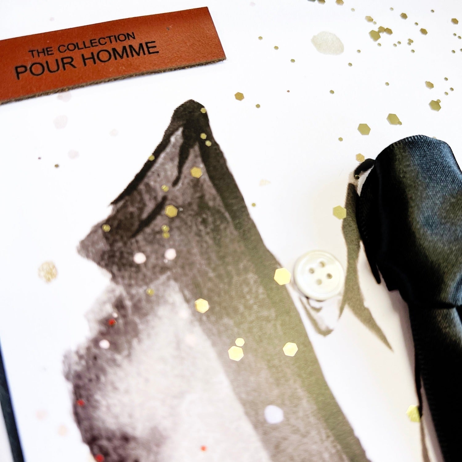 Personalised Husband 1st anniversary Suited + Booted Card