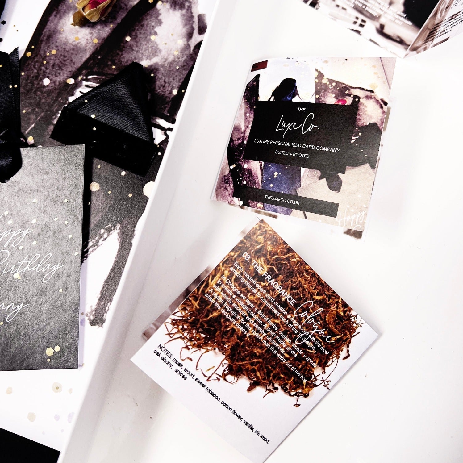 Scented Handmade wedding cards for a Son