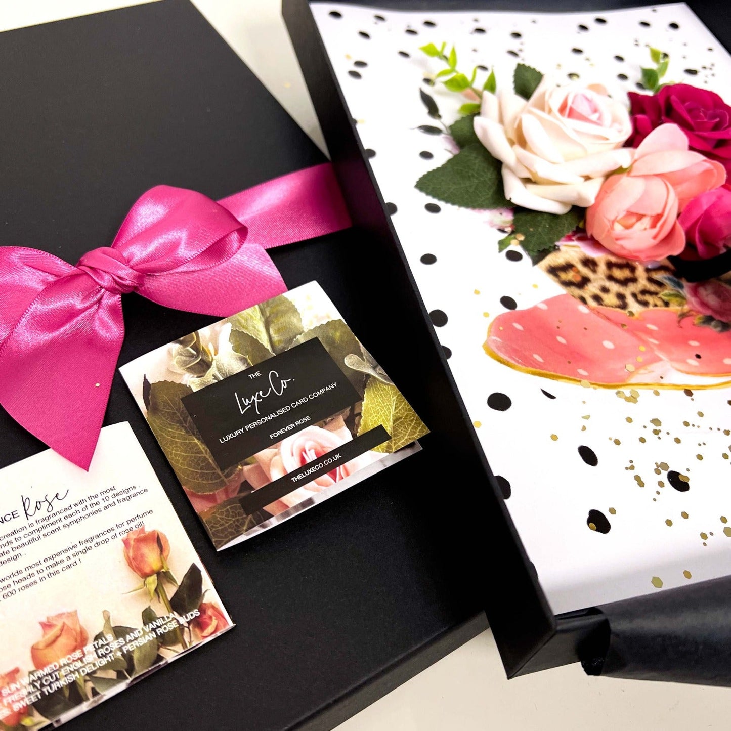 Teacup Handmade Anniversary Card with Personalised Message
