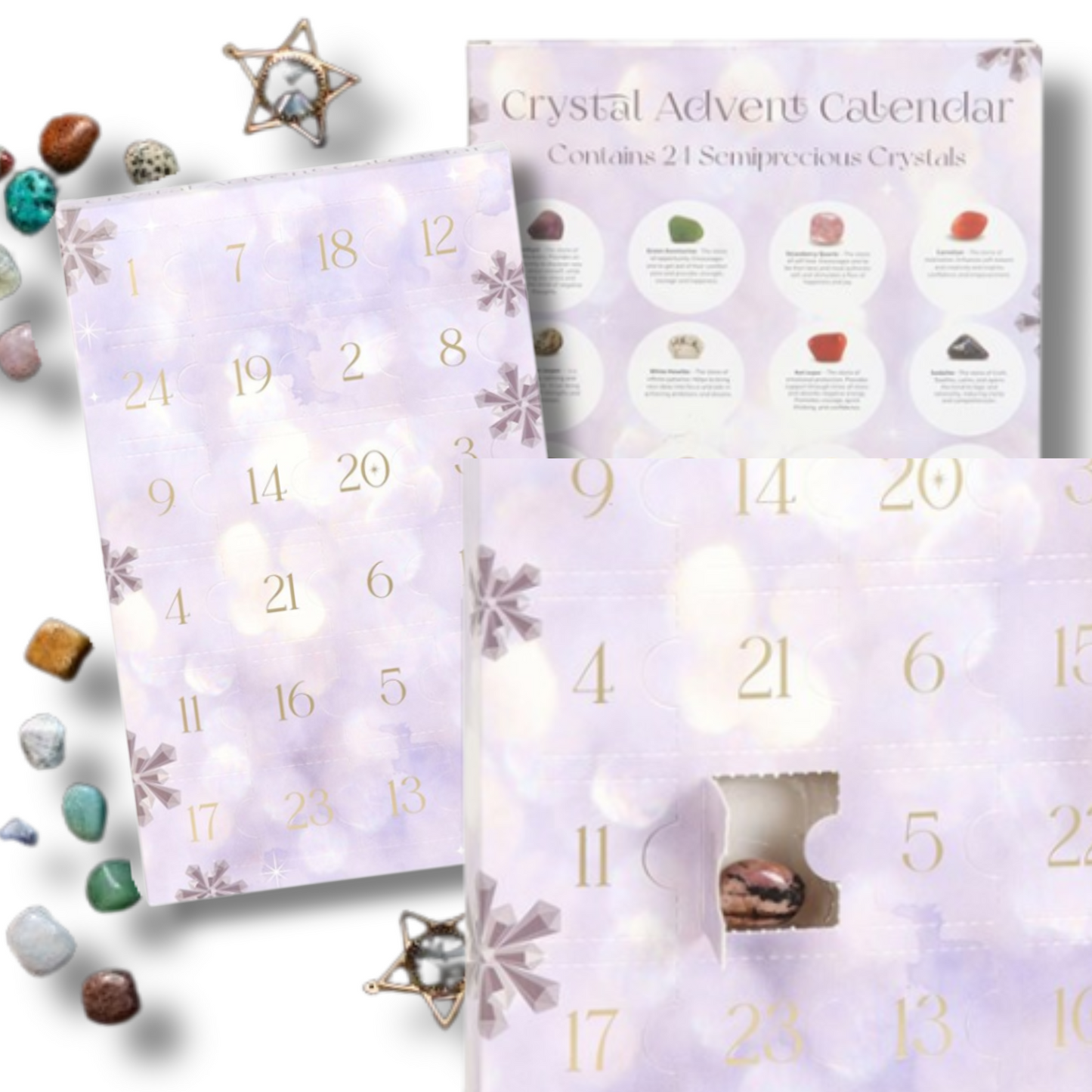 Winter Wonderland Gemstone Crystal Advent Calendar
