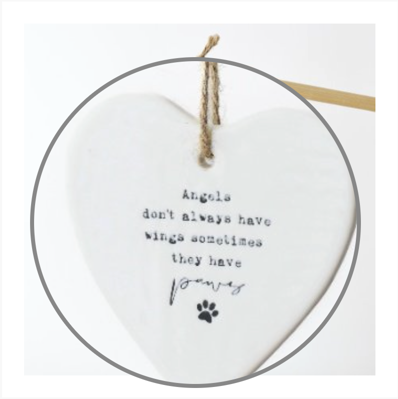 Angels Don't Have Wings They Have Paws Hanging Decoration
