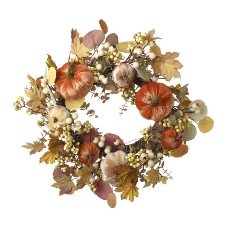 50cm Large Autumn Cosy Wreath