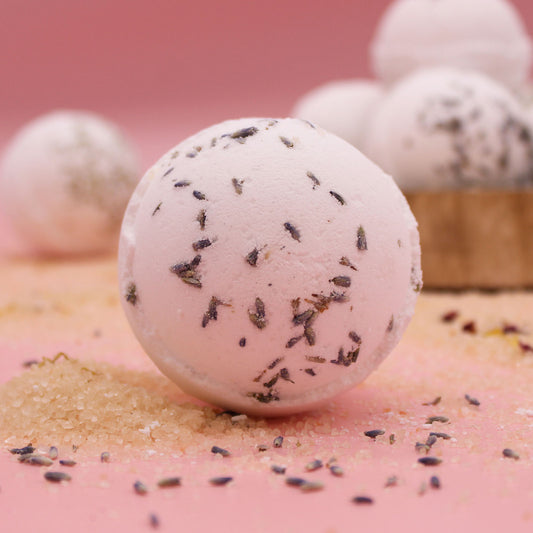 Relaxing Lavender Himalayan Salt Bath Bomb