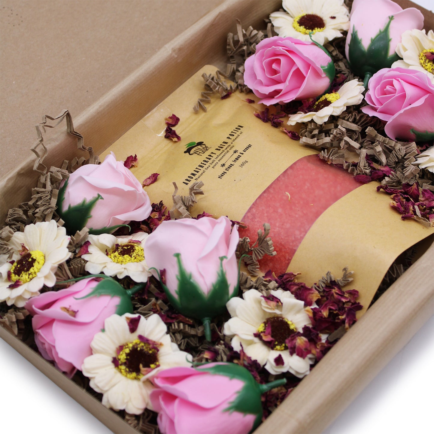 Aromatherapy Bath Potion Rose Gift Box