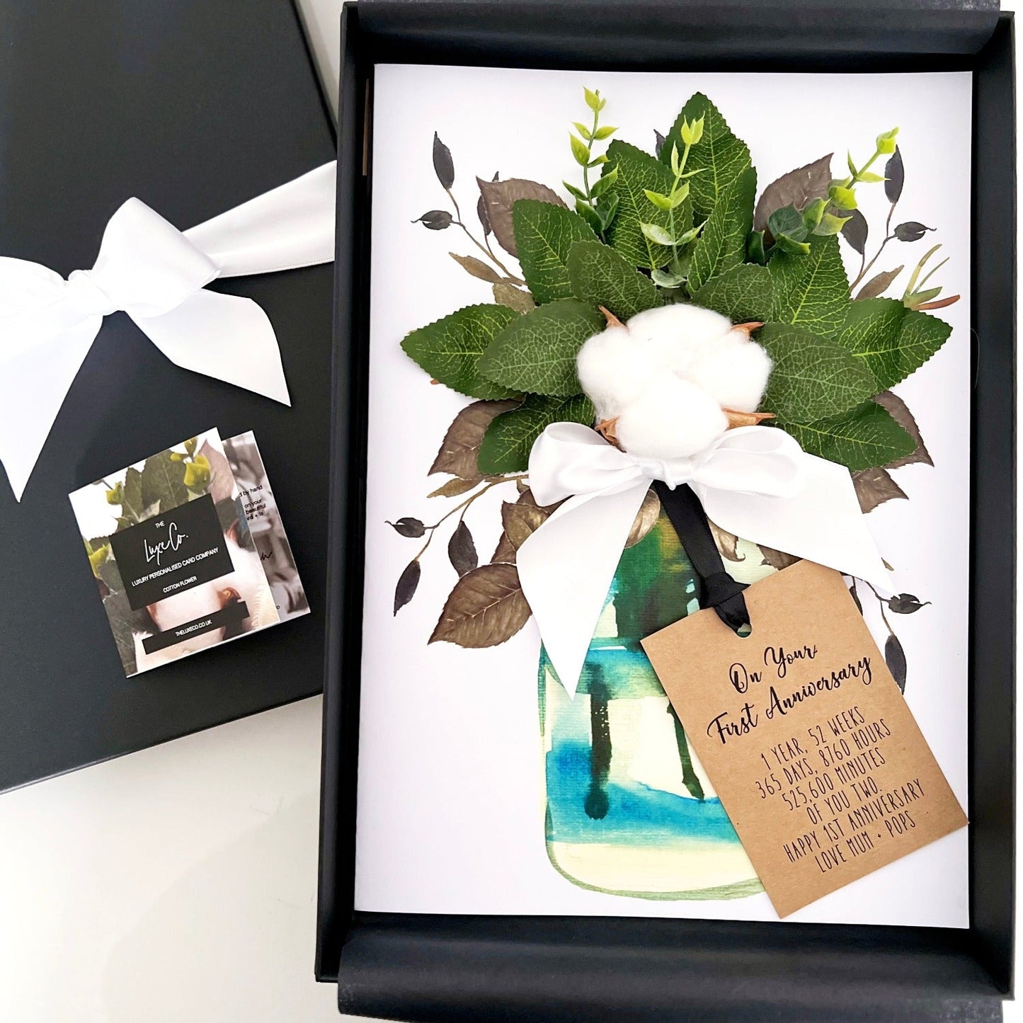 Scented Cotton Flower Boxed Card | The Luxe Co