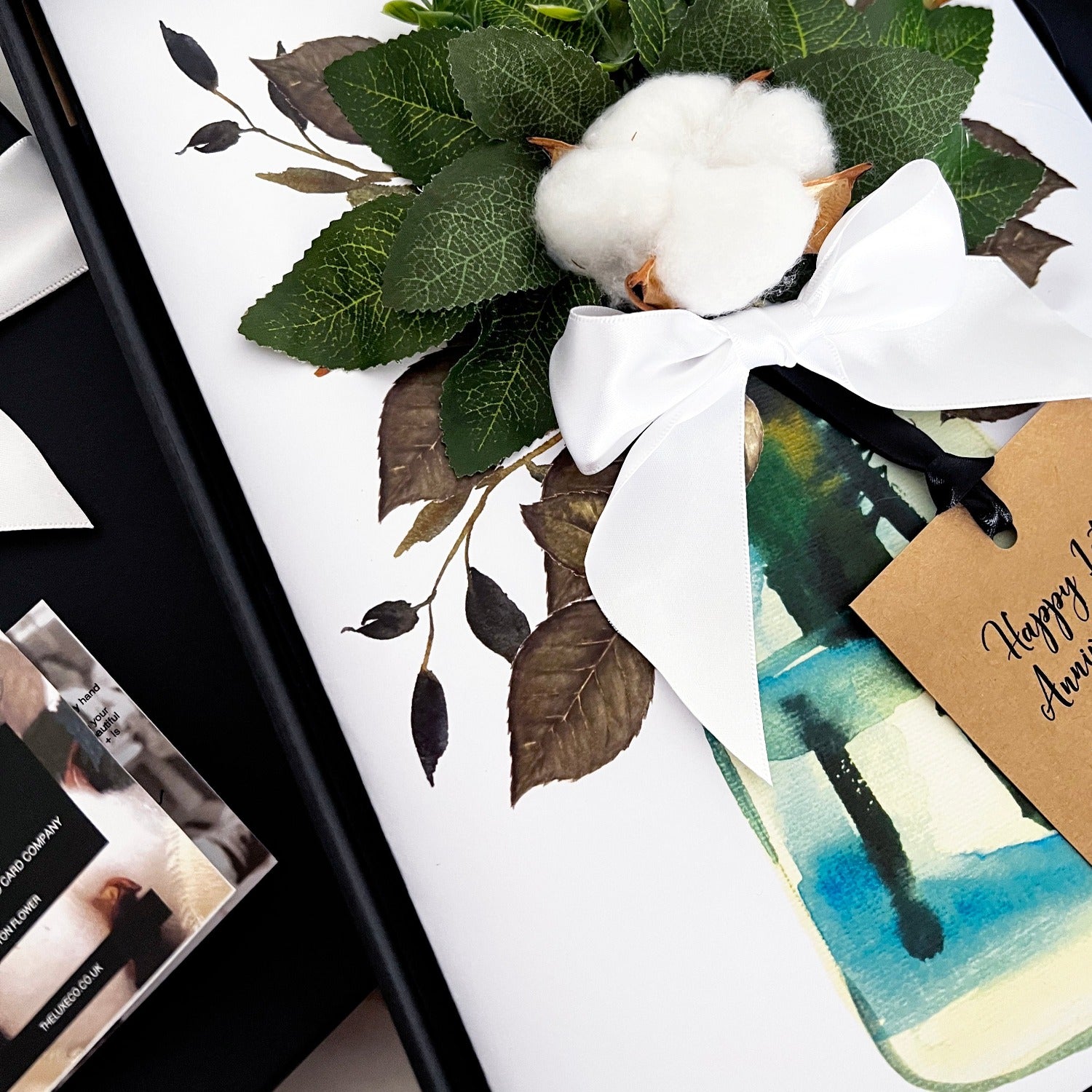 Paper anniversary gift - cotton scented cards