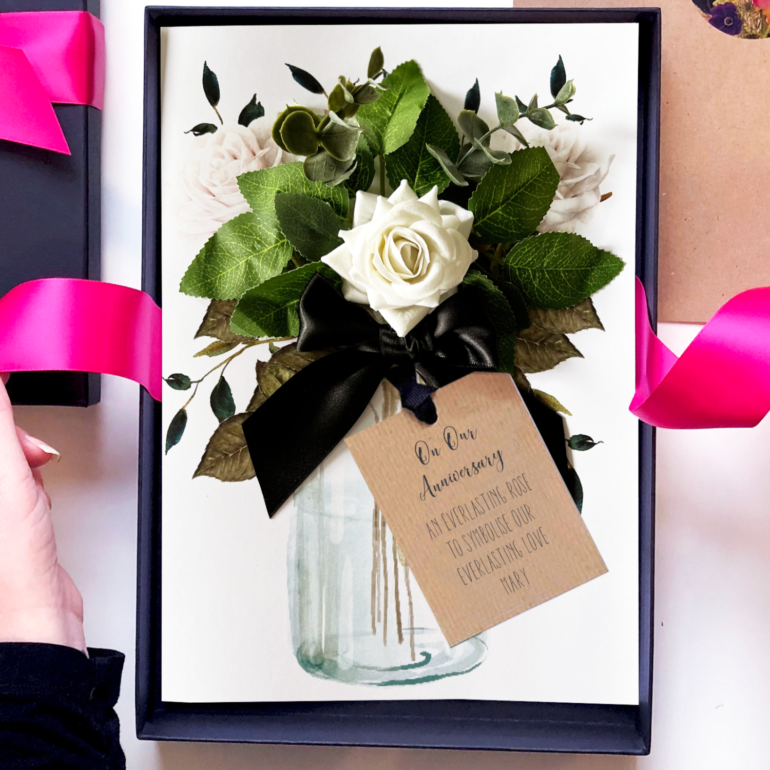 Rose 60th Anniversary Card