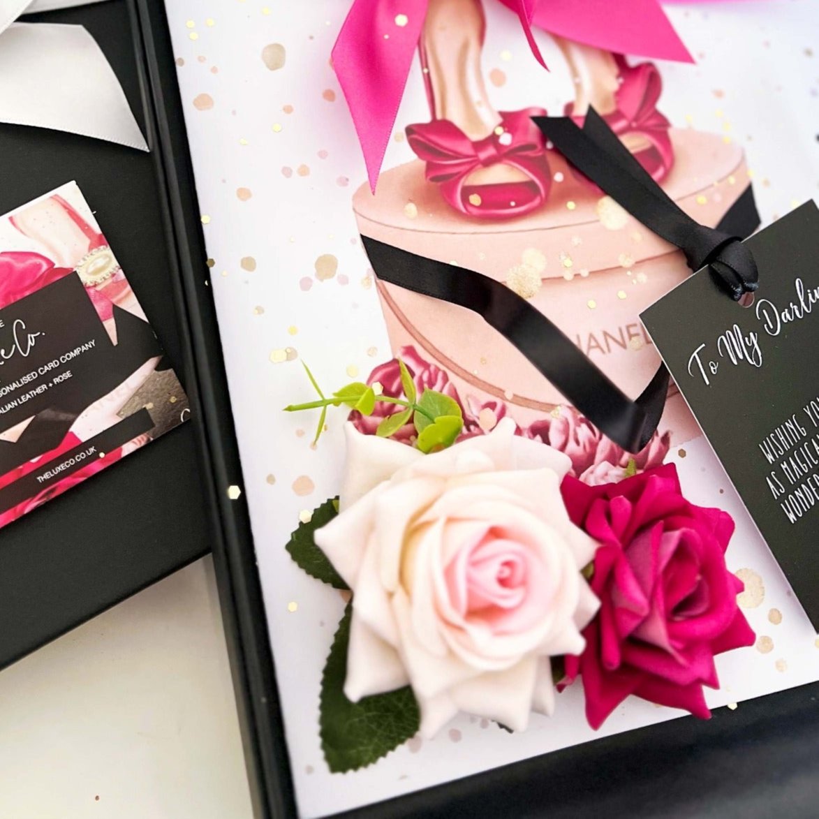 Boxed Chanel High Heels Shoe Scented Card Design