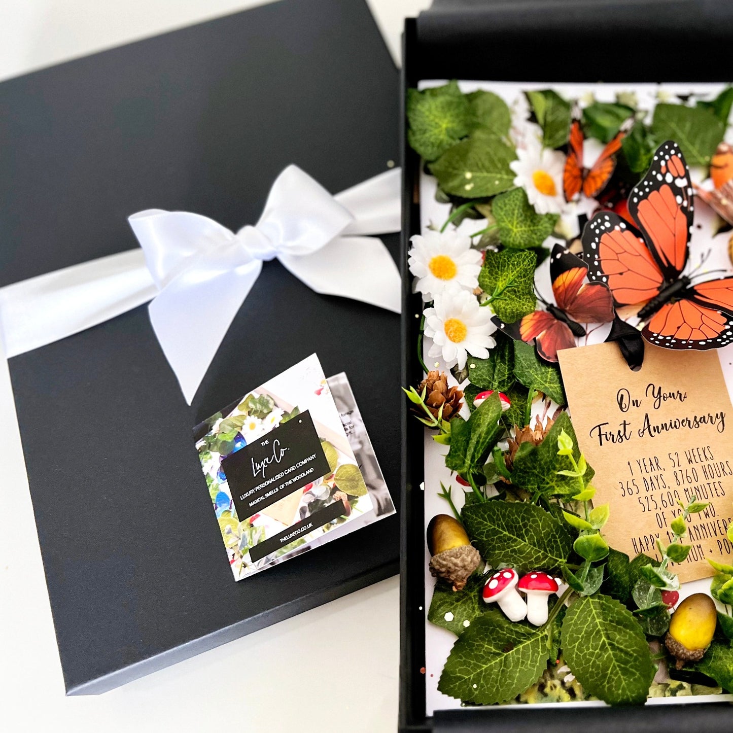 Special Unique Personalised Card 'Woodland Butterfly'