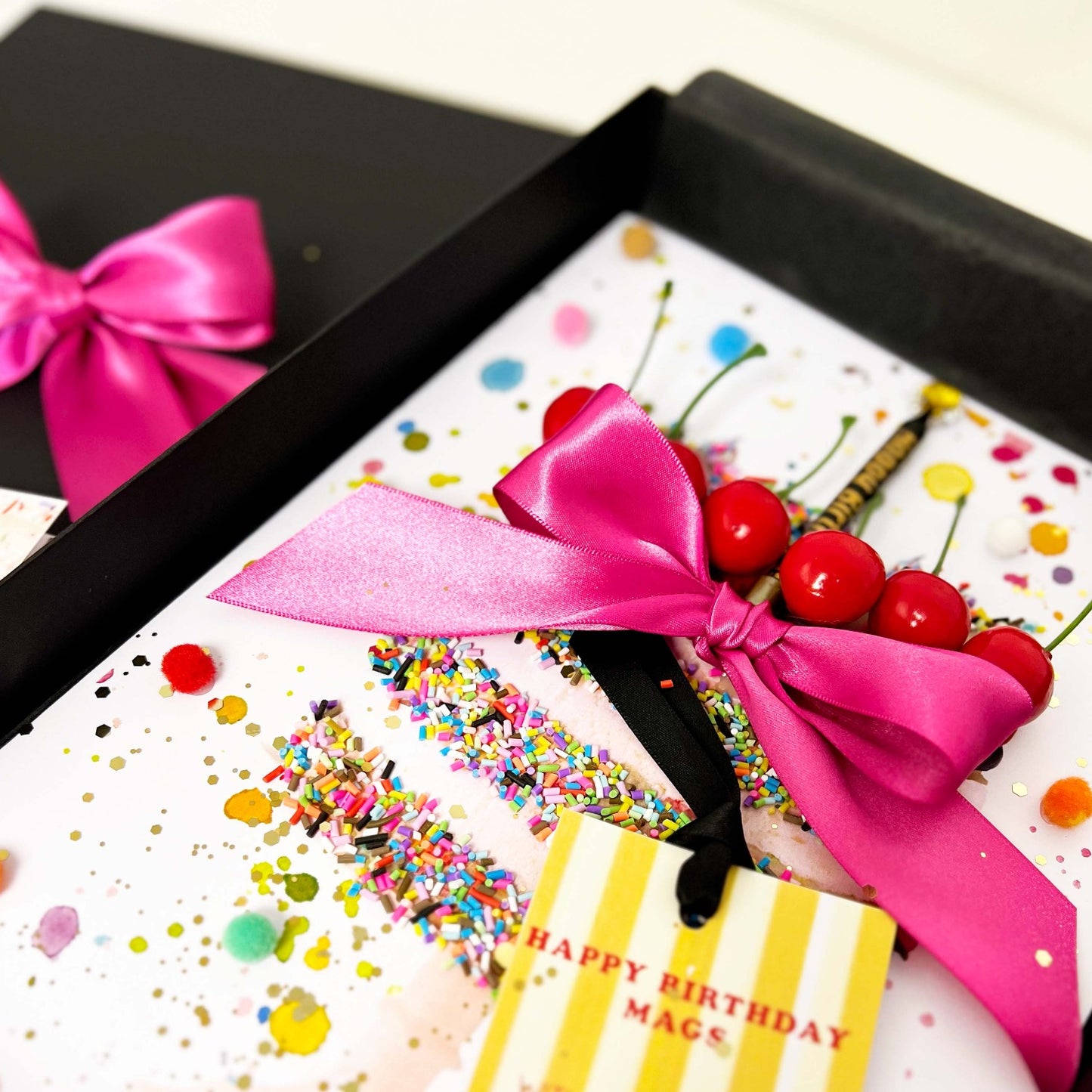 BIRTHDAY CAKE Scented with Cake + Cherries Card Design