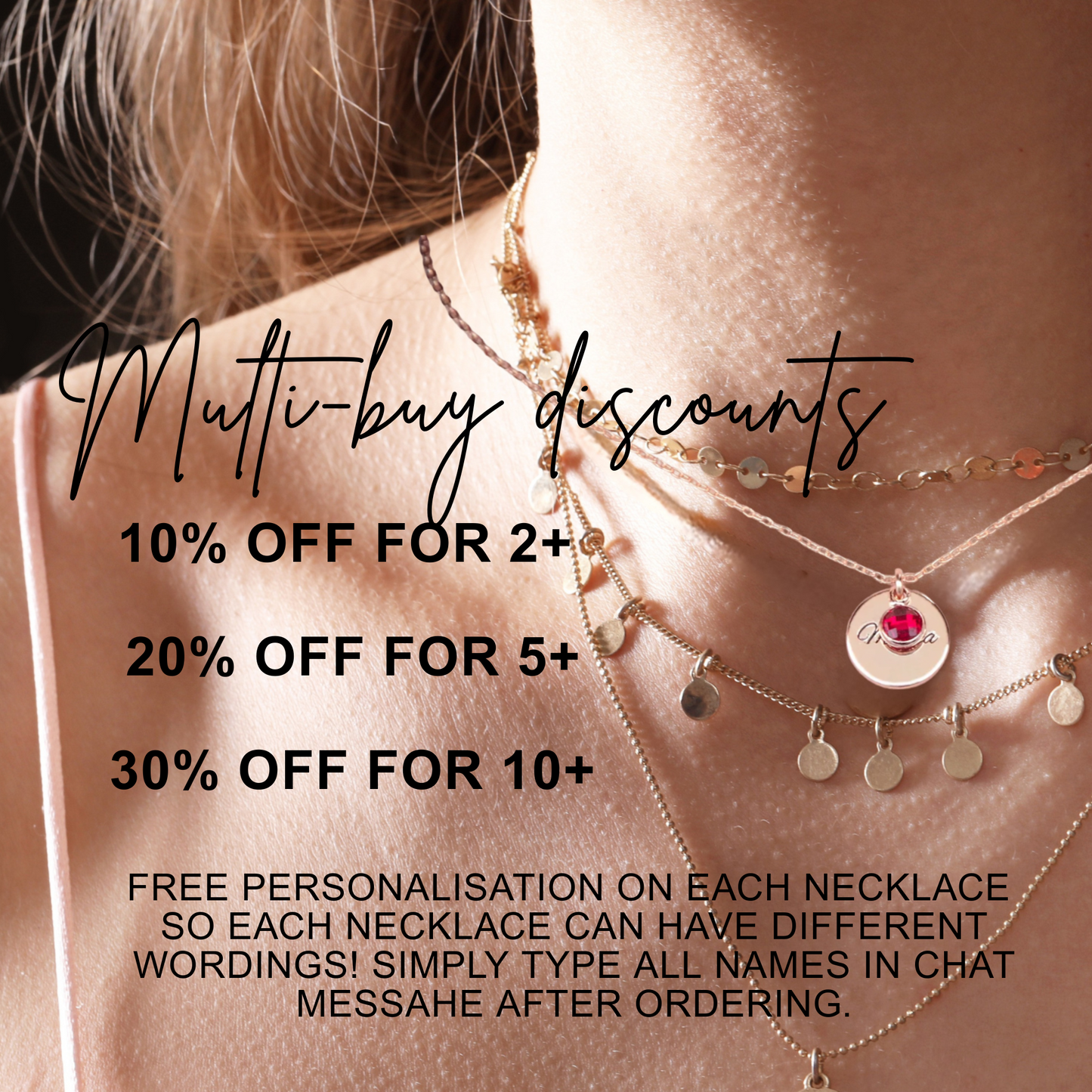 Discounts for Multi Buys Take advantage and stock up for the years upcoming gifts. Not just engagements but birthdays and anniversaries, these make wonderful wedding gifts with the couples initials or wedding date with 10% off 2+, 20% off 5+, 30% off 10+ (add to cart and the discounts will automatically apply)