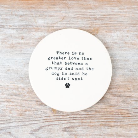 Professional Dog Mum / Dog Dad Porcelain Engraved Coaster