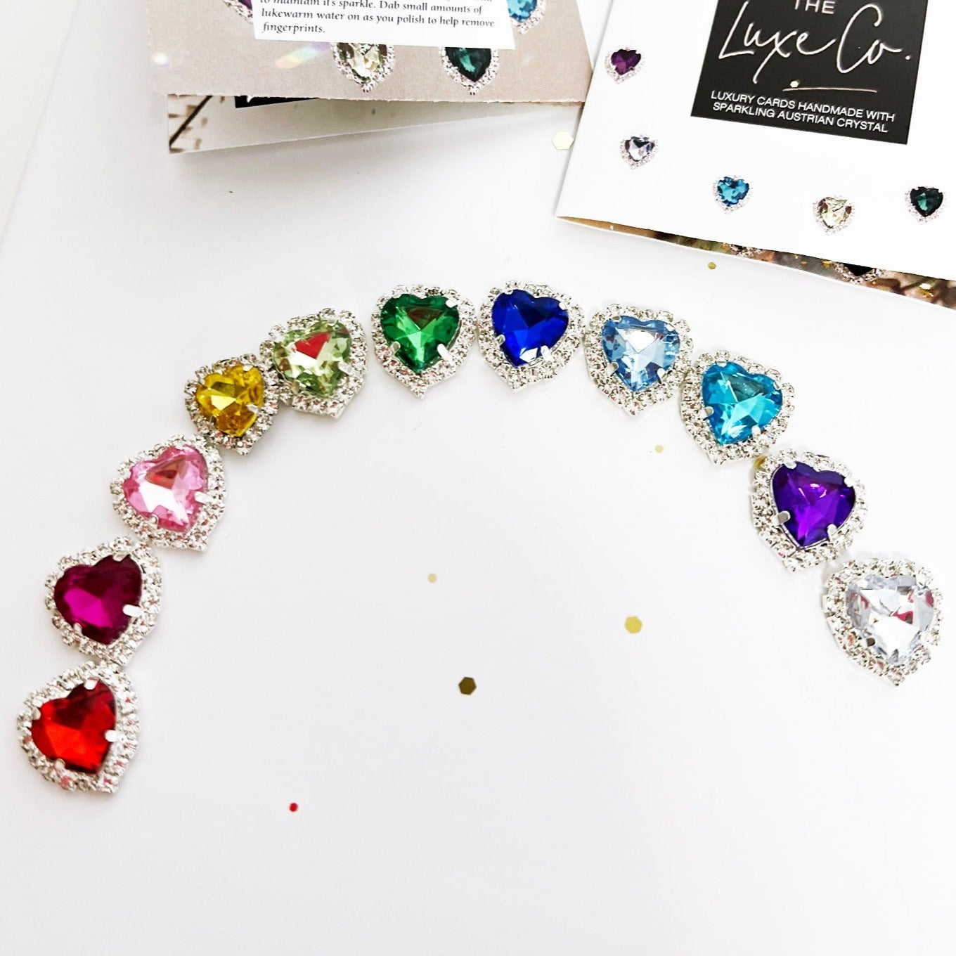 Bedazzled Austrian Crystal Boxed Card Design