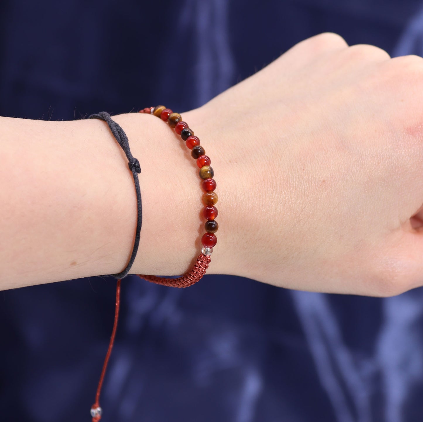 Zodiac Leo Crystal Candle with Gemstone Bracelet Gift