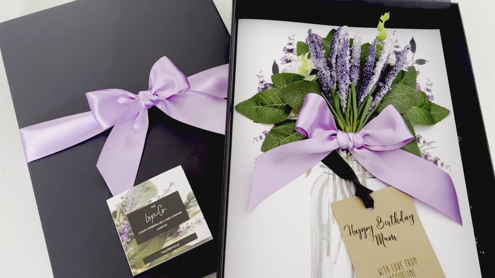 Showcase of the Bloom Lavender Scented Card Design