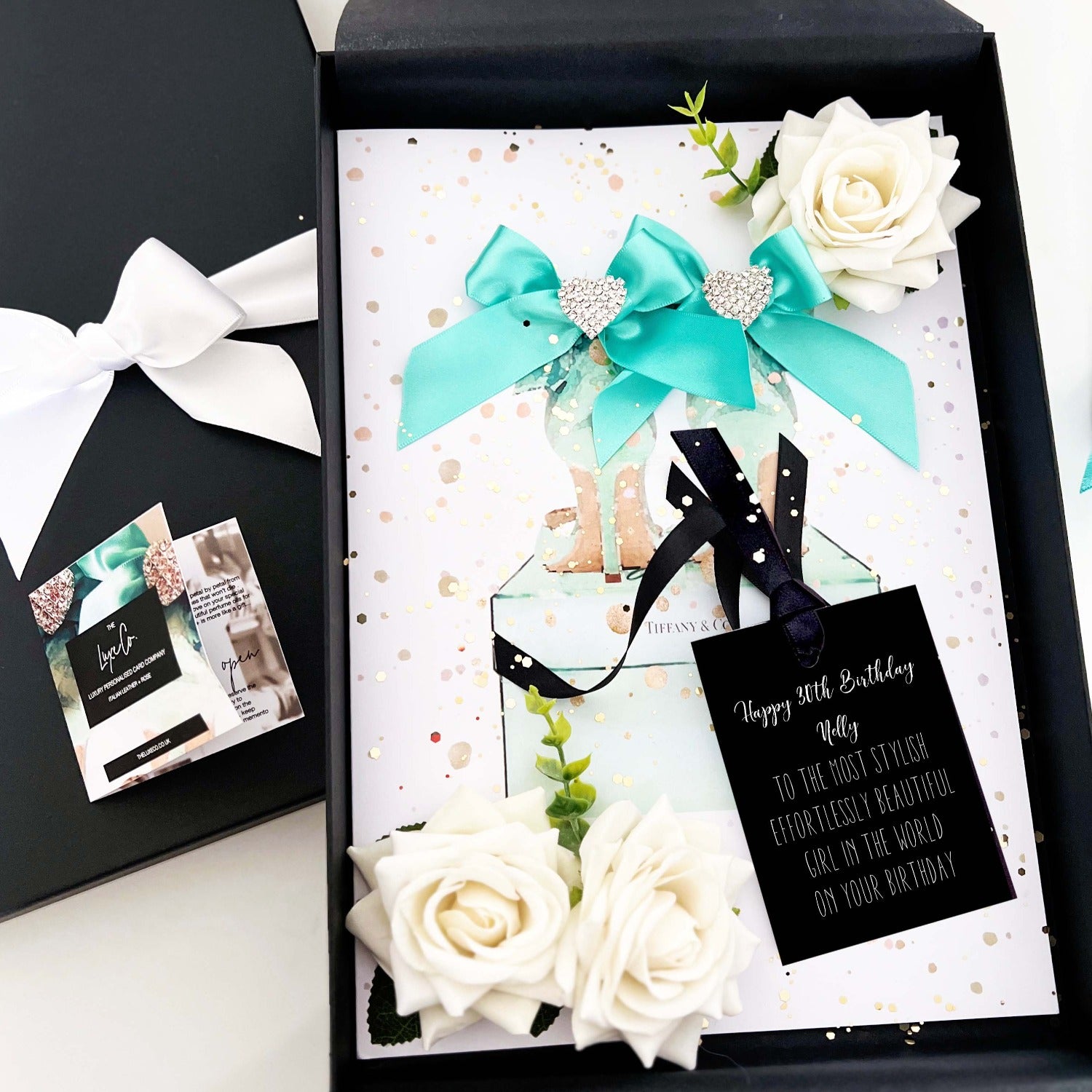 Unique 30th tiffany birthday card - Luxury Birthday Cards byThe Luxe Co