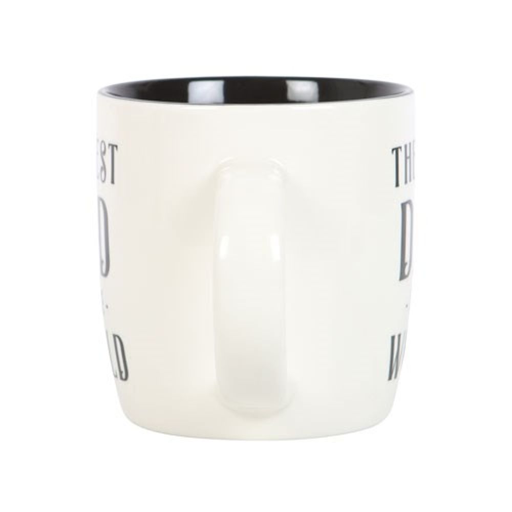 Black and white dad mug