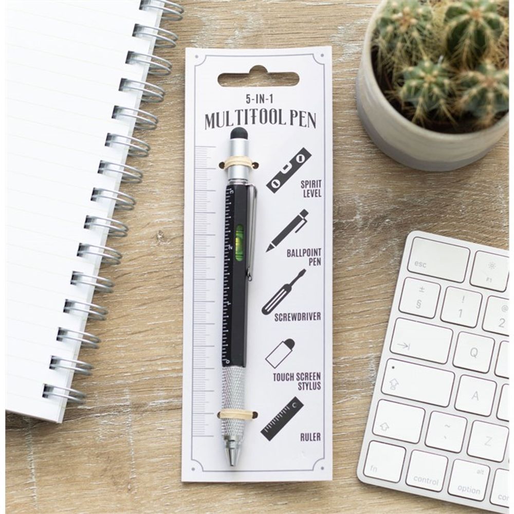 5-in-1 Dad's Multitool Ballpoint Pen