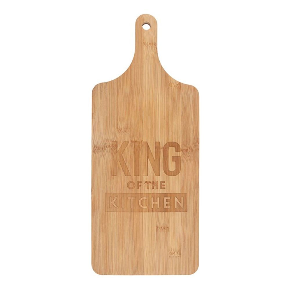 King of the Kitchen Wooden Bamboo Chopping Board