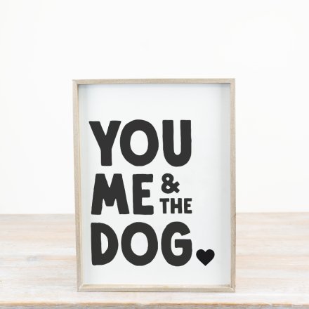 You Me & The Cat A3 Wall Art Frame