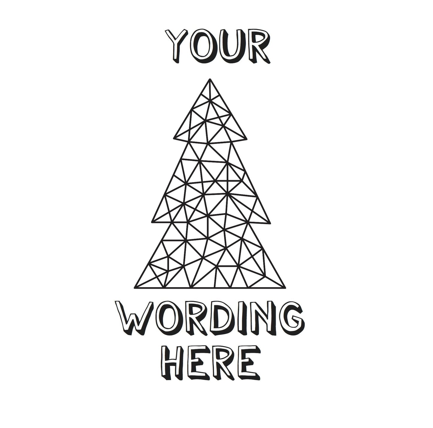 Kids Colour Your Own Personalised Christmas jumper