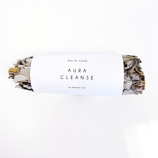 Sage stick ritual smudging for removing negative energy