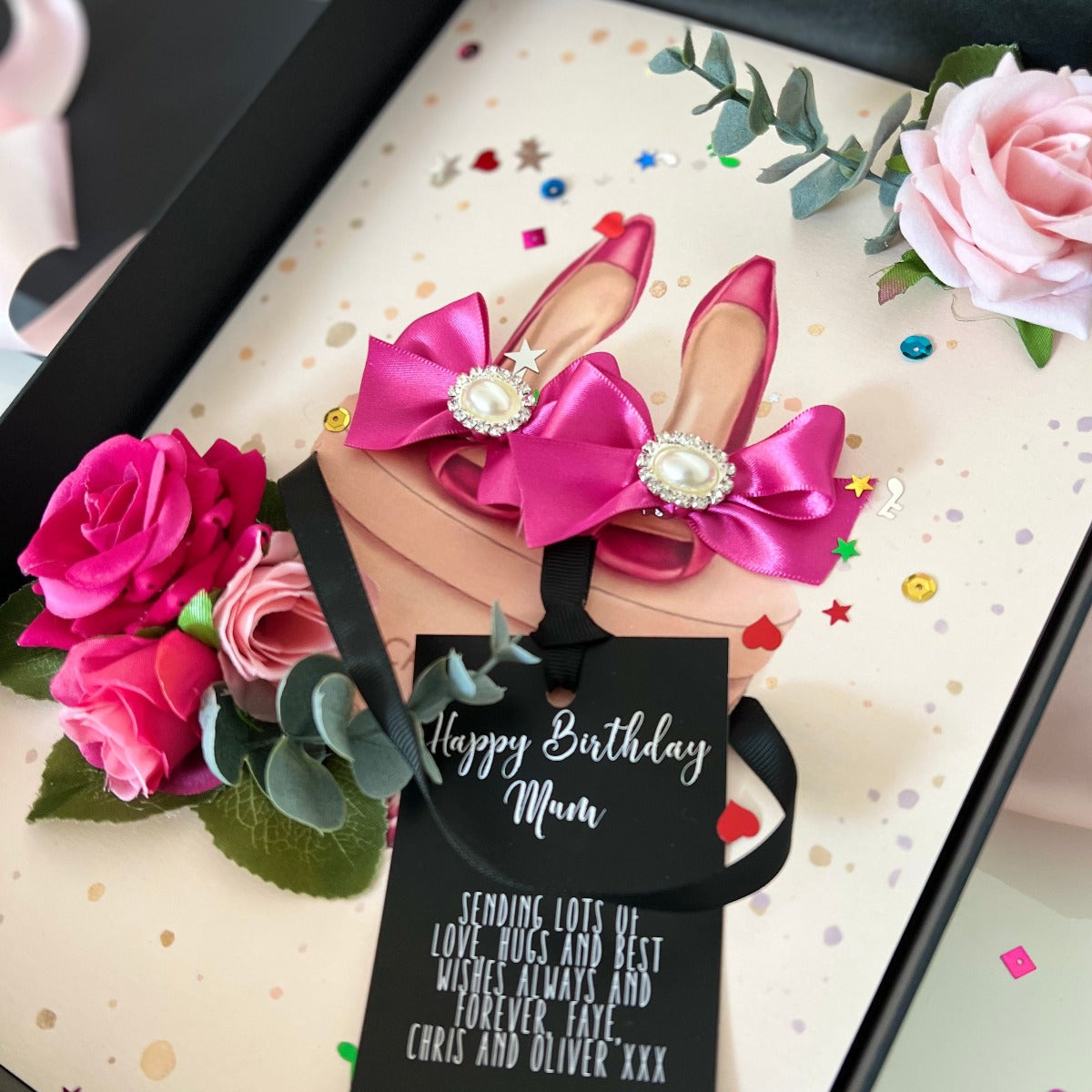 luxury 70th mum birthday cards from daughter and husband | The Luxe Co