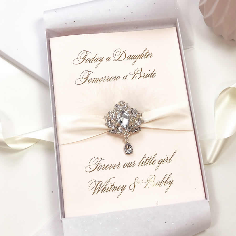 Blush Bling Gold Foil Luxury Card - theluxeco.co.uk