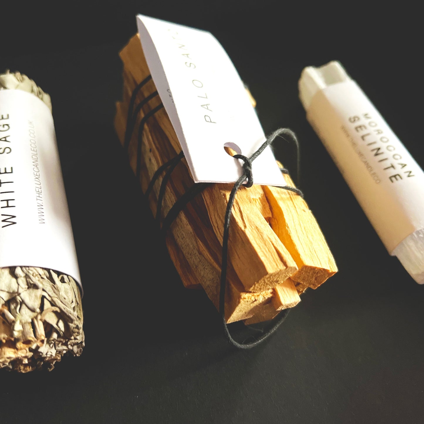 Luxury trio of energy clearing gift set makes thoughtful luxury mothers day gift